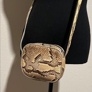 Susan Gail Vintage Genuine Snake Leather Crossbody Bag – Made in Spain
